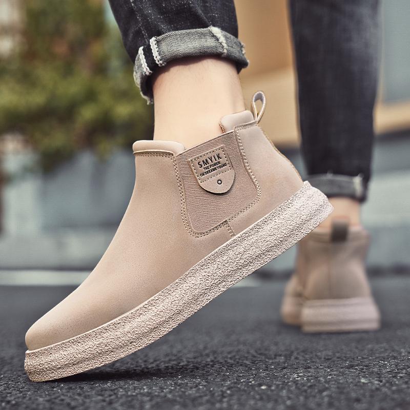 

Осенние новые уличные кроссовки большого размера, легкие повседневные ленивые, модные, универсальные, с одной педалью 39 хаки