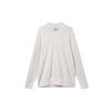 SS23 Solid Half-Zip Pullover Long Sleeve Stand Collar Sweater Men Sweater Light-Gray 456316-02