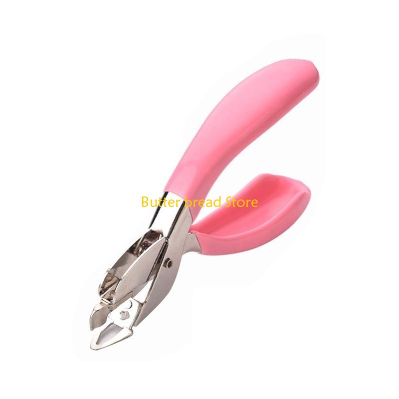 W89C Safety Handheld Staple Remover No Paper Damage School Stationary for Women Men