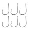 50Pcs Fishing Hook for Iseama Fish Hook Barbed Type High Carbon Steel with Hole for Outdoor ActivityType 8#