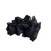 Elegant Korean Black Bow Hairpin - Large High-Grade Shark Clip for Summer