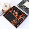 Premium Men's Souvenir Gift Set Custom Logo Leather Wallet Belt Watch Sunglasses 4-Piece Valentine Birthday Luxury Box