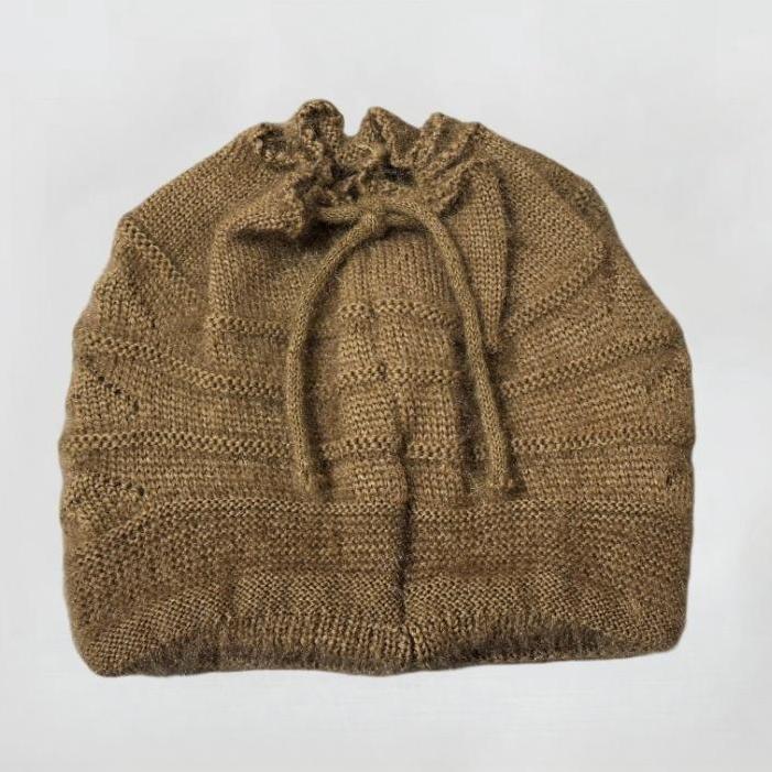 Women's Hats Pullover Hats Drawstring Style Stacked Hats Warm Hat Knitted Hats