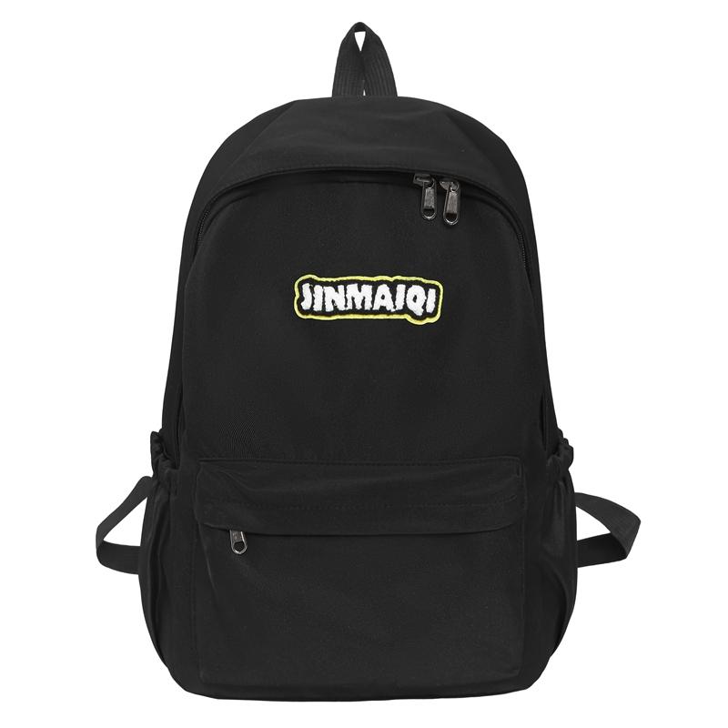 Letter Backpack Women's Lightweight Backpack Student Small Schoolbag