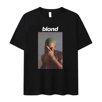Rapper Frank Graphic T Shirt Women Hip Hop Blond Album Oversized Cotton TShirts Y2k Unisex Retro Ocean Fashion Clothing Tshirt