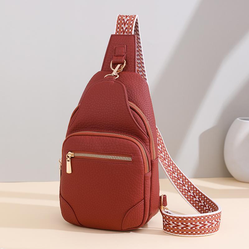 

Women PU Leather Chest Bag Shoulder Bag Casual Women s Crossbody Messenger Fashion Female Purse Sac A Main 17cm8cm27cm
