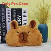 Capybara Plush Pen Case With Large Capacity For Kids And Teens Stationery Storage Bag