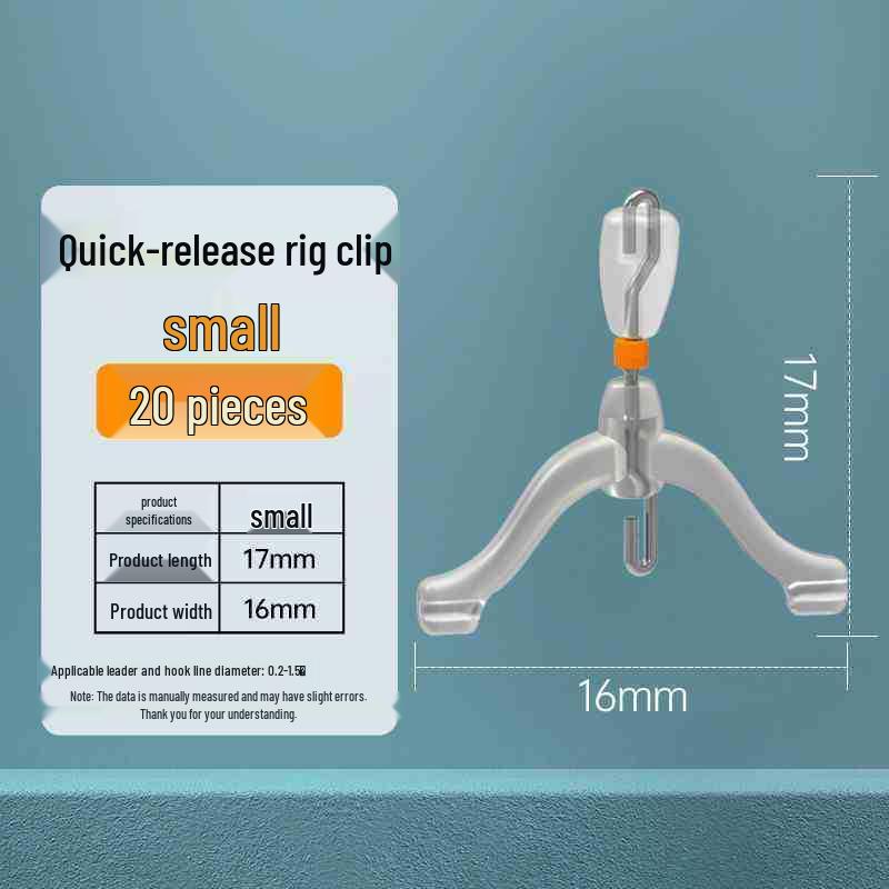 Anti-Tangle Quick Clip Leader Line Diverter Ring with Swivel Silicone Split