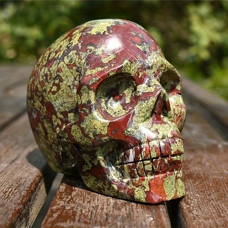 Dragon Blood Skull Crystal Stones for Unique Christmas Decor