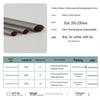 6mm Biodegradable Coffee Grounds PLA Straws - Hot Drink Safe, Food Grade, Individually Wrapped, Disposable