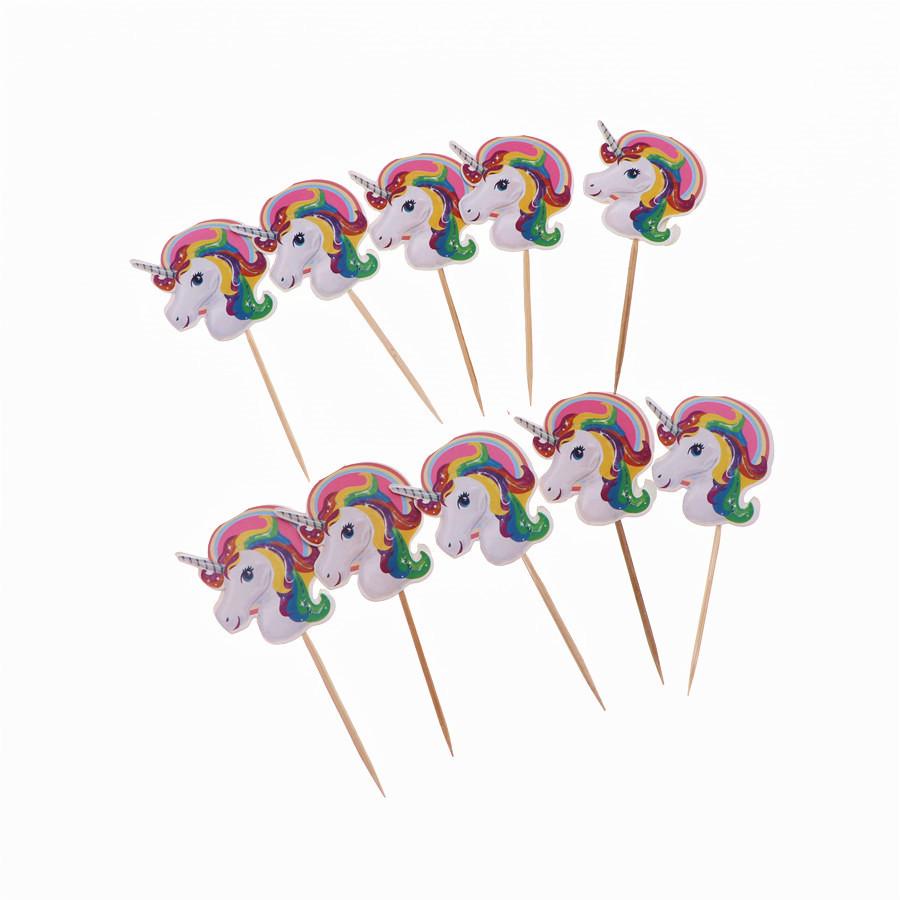 Birthday Kids Unicorn Party Supplies Tableware Plates Cup Fork Tablecloth Banner