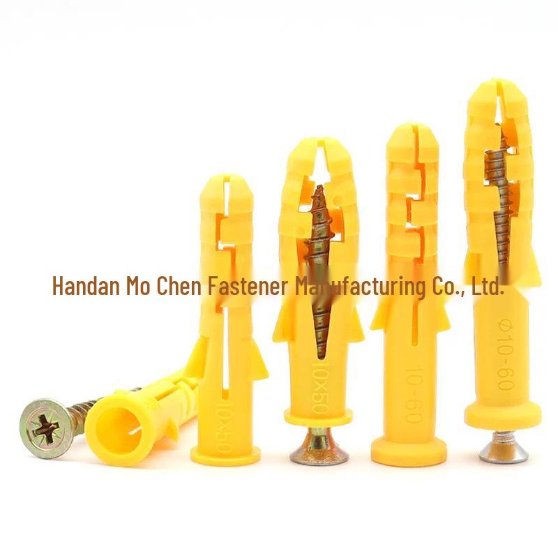 National Standard Yellow Croaker Plastic Expansion Tube with Screw Set