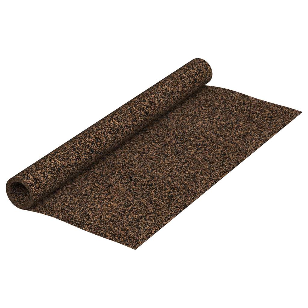 Cork Roll Brown 200 X 100 Cm Cork and Rubber