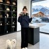 2026 Winter Oversized Hooded Cotton Puffer Coat Women Plus Size Thick Warm Short Jacket With Faux Fur Collar
