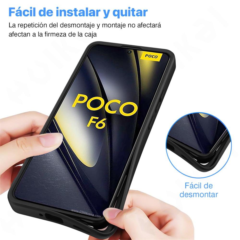 360 Full Cover Protection Cases For POCO F6 F5 F4 F3 X7 X6 Pro X5 X4 GT X3 NFC M6 M5S M4 M3 Pro 5G Screen Shockproof Phone Cover