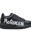 Pure Original McQueen Low-Top White Shoes: Unisex Graffiti Platform Sneakers
