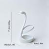 Swan Toothbrush Holder Creative Swan Shape Bathroom Storage Rack Multifunctional Drain Organizer For Bathroom Countertop