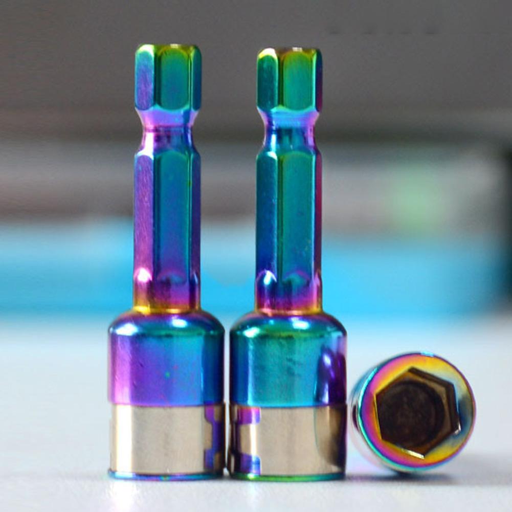8mm Hex Socket Nut Driver Set With No-Magnetic Steel Ball Sleeve Adapter For Power Tools For Drill For Impact Tools