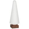 Buddhist Altar Shop Takita Shoten Bon Lantern Mini Bon Lantern Tomori 1 Walnut LED Cordless 3934 Height 30cm X Width 11cm Standing Lantern Certificate