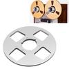 1Celsius4 10.5 Inch Empty Tape Reel 4 Hole Aluminum Alloy Opening Reel Sound Takeup Reel for Reel to Reel Tape Player