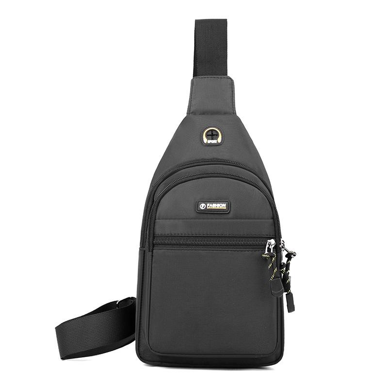 Stylish Men's Crossbody Chest Bag - Large Capacity & Multi-Compartment