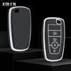 Fashion Tpu Car Key Case Cover Shell For Ford Edge Fusion Mustang Explorer F150 F250 F350 Ecosport Protected Fob Accessories Bag