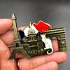 Paris Franța Turnul Eiffel arc de triumf frigider european magneți de frigider magneți de frigider colecție suvenir turistic mondial cadouri