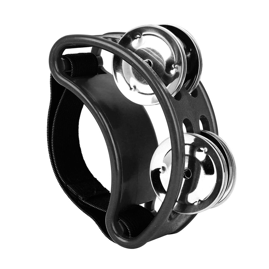 

Металлический стальной колокольчик с двойным рядом бубен для аккомпанемента на гитаре кахон