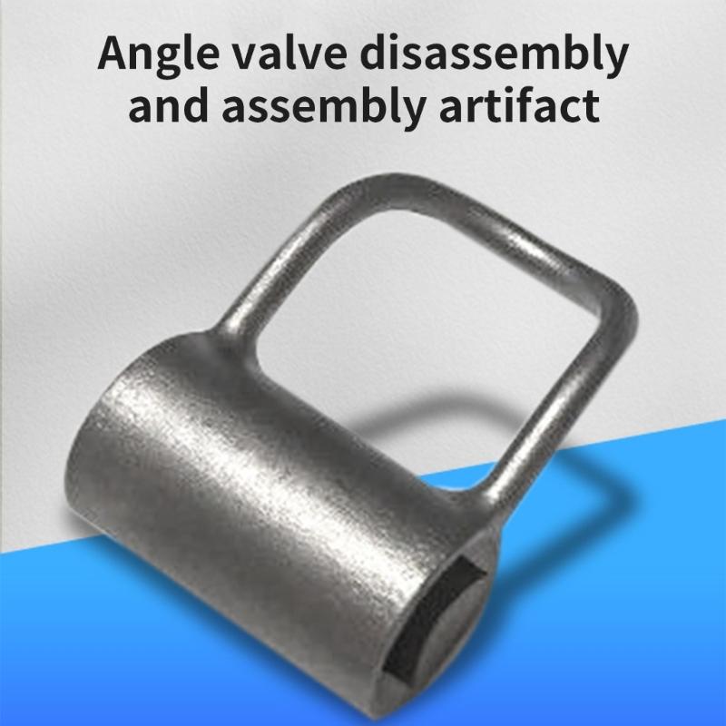 Compact Faucet Removal Tool Kit Curved Handle Design Steel Wrenches For Narrow Kitchen Bathroom Pipes Maintenance