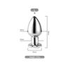 Vibrating Remote Heart-Shaped App Control Man and Woman Metal Anal Plug Adult Luminous Electric Anal Dildo Couple Intimate Toys