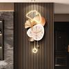 Horloge Murale de Salon Design de Luxe Créativité Horloge Numérique LED Restaurant Silencieuse Horloge à Quartz Couloir Montre Murale Décoration de Maison