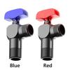 Red Blue Corner Valve Thicken Bathroom Tap Valve High Quality Water Control Valve  Kitchen