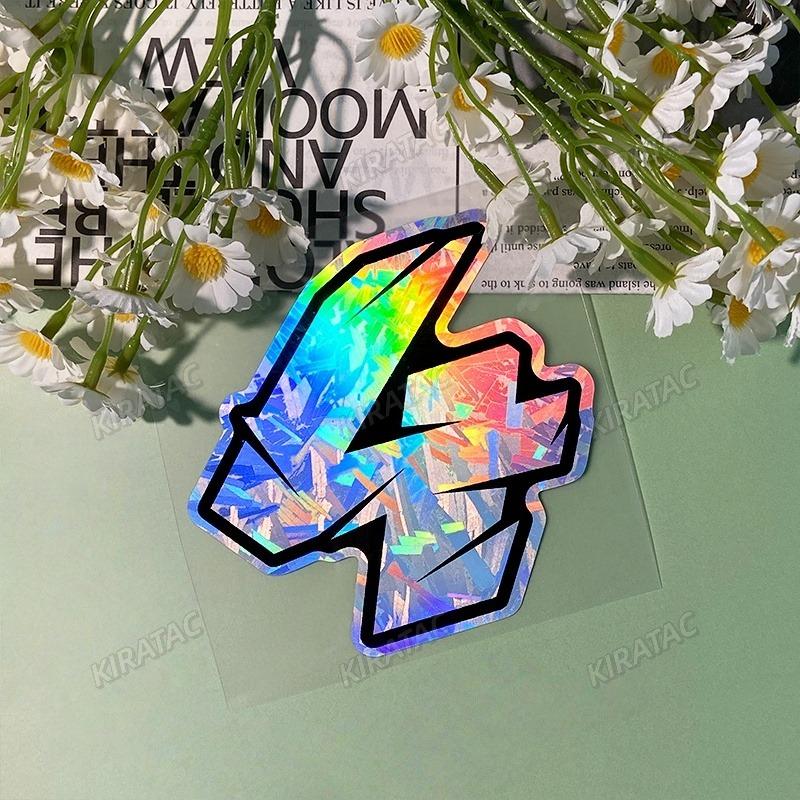 1PC Holographic Carbon Fiber Arabic Numerals Motorcycle Stickers Waterproof Vinyl Decals for BMW KTM YAMAHA Kawasaki Suzuk Honda