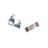 Reindeer Elk Resin Statue Art Decoration And Christmas Table Runner Dresser Scarf Seasonal Winter