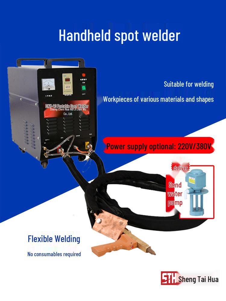 Compact Handheld Dual Electrode Spot Welder for Metal Repair