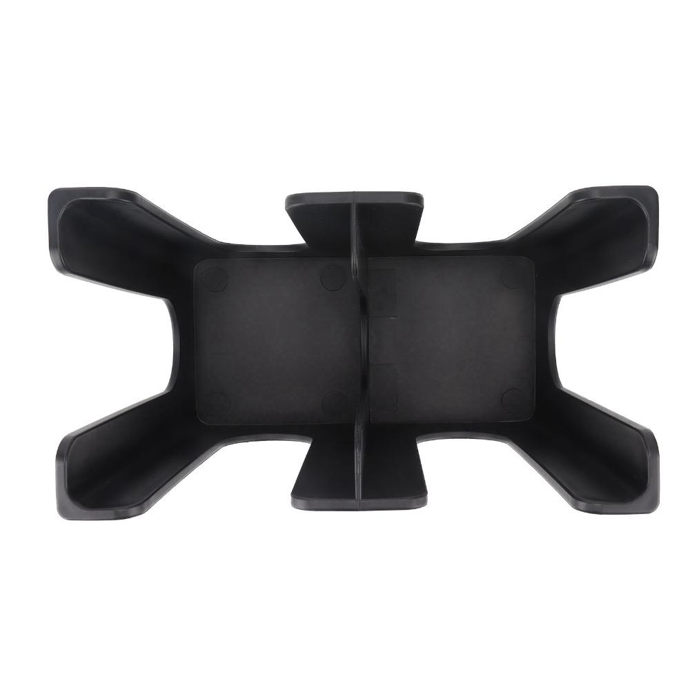 Plastic Cup and Lid Holder 2 Compartments Coffee Cup Organizer Storage Rack For Countertop