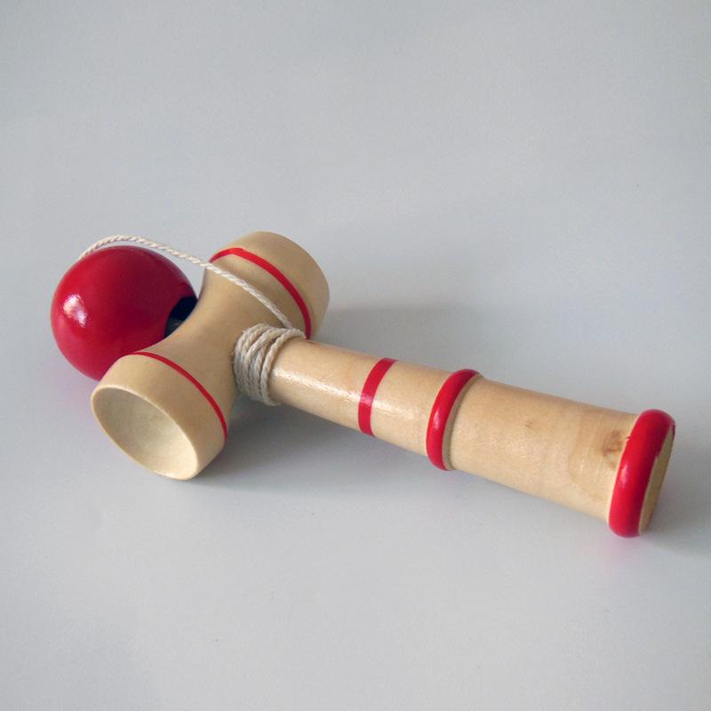 Small Wooden Toys, Classical Traditional Toys, Jade Sword Balls, Popular Japanese Indoor And Outdoor Adult Fun Balance Toys