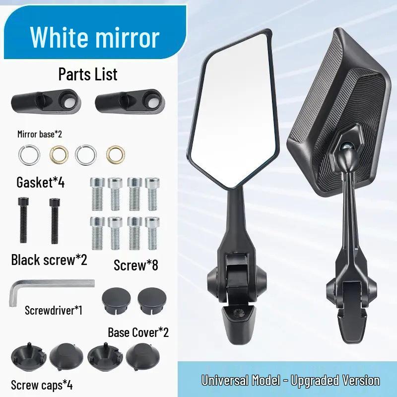 

Universal Wide-Angle Rearview Mirror for Honda NS125RX/NX/NCR Scooters