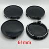 4Pcs/lot 61mm Blank No Logo Car Wheel Center Cap For 6rvdn New Q7 A4 A3 Q3 Car Rim Replace Hubcap Auto Rim Hub Cover Accessories Rvdn6
