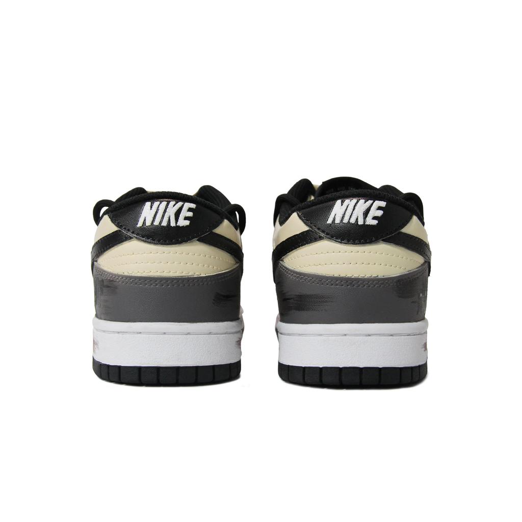 Nike Dunk Walking Planet, Ashen Ruins Slip Resistant Low top Skateboard Shoes Men's Black Gray Yellow DD1391-100(Team1492-)