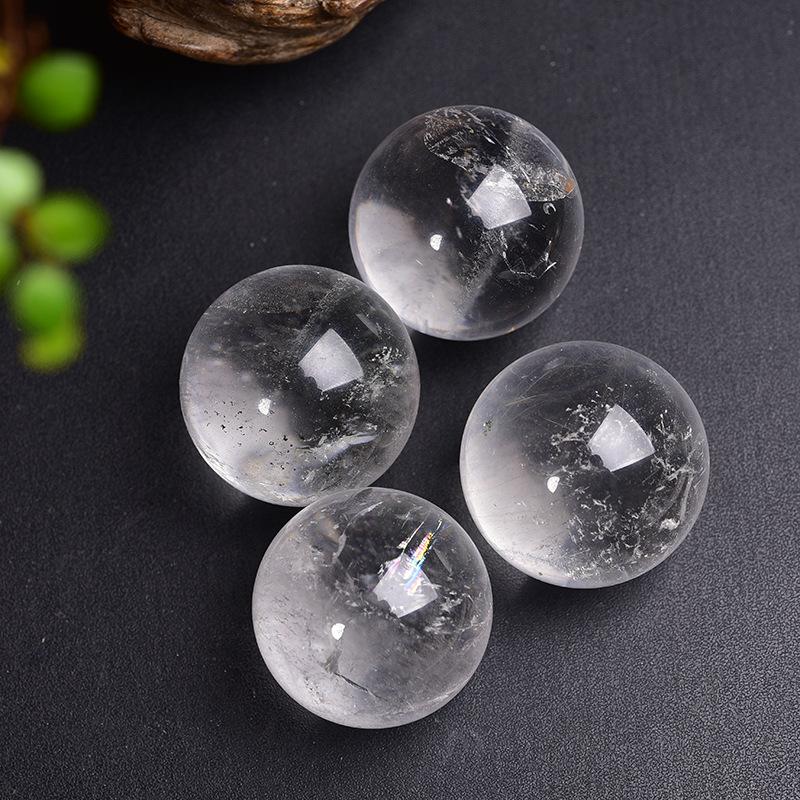 2cm White Crystal Balls Indoor Decorations Desktop Decorations