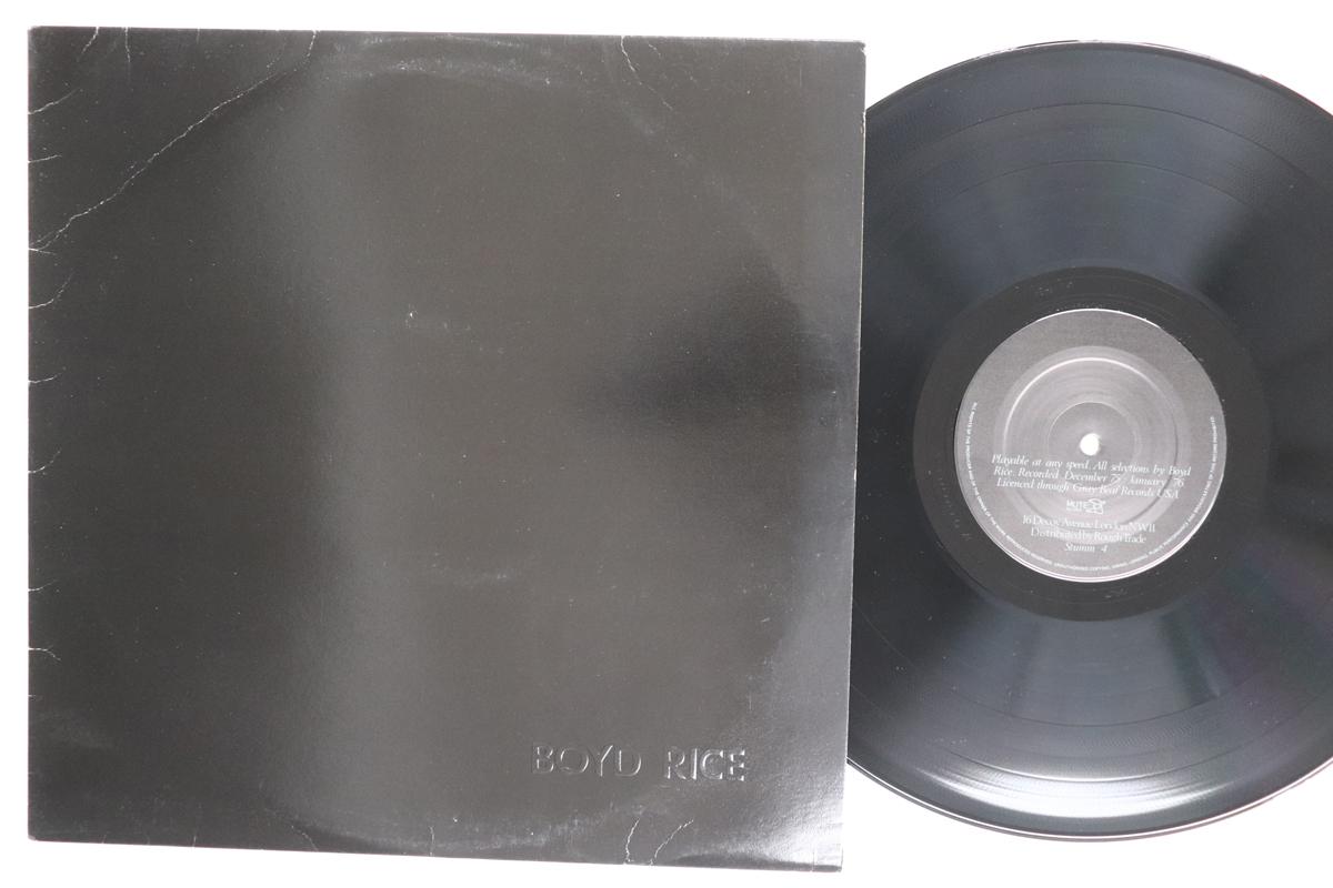 LP Record BOYD RICE  Boyd Rice STUMM4 MUTE UK Rock Used