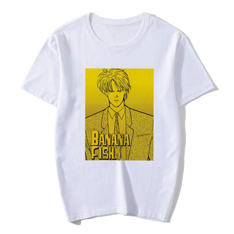 Banana Fish T Shirt Women Anime Japanese Manga T-Shirt Cartoon Graphic Tees Summer Tops Harajuku Women Fashion Tees Tshirts