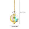 12 Pcs Crystal Glass Christmas Balls Ornaments, 1" Mini Round Christmas Tree Crystal Decorative Prism Hanging Decorations For Wedding Xmas Party Home