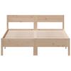 Vidaxl Bed Frame Without Mattress, 150X200 Cm, Solid Pine Wood