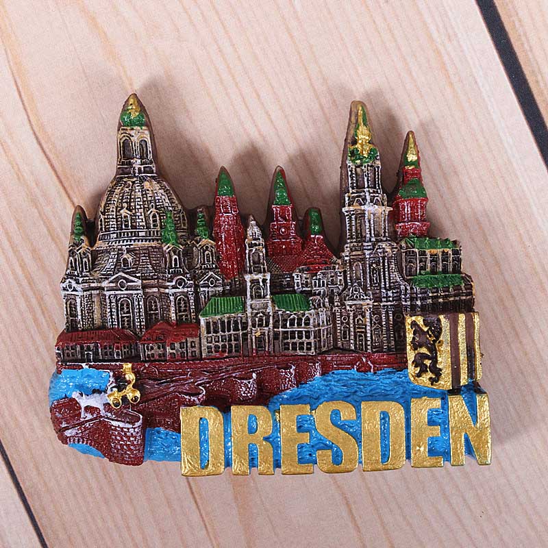 Tysk kjøleskap klistret Berlin bygning magnet klistret 3d kjøleskapsmagneter Heidelberg Kölnerdomen Verdensturisme suvenirer
