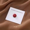 New 54color Matte Silk Scarf Hijab Magnet Brooch Strong Magnetic Buttons Round Shawl Dual-use Collar Clip Cufflinks