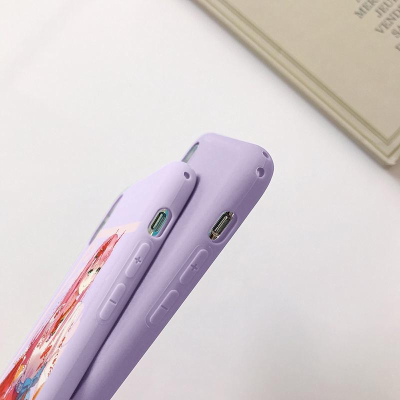 Fashion Girl Phone Case For iPhone Samsung A55 S24 FE S25 M35 Xiaomi Redmi Note 13 Pro 14C Huawei Honor 200 Realme Shockproof Anti-Scratch Matte Cover