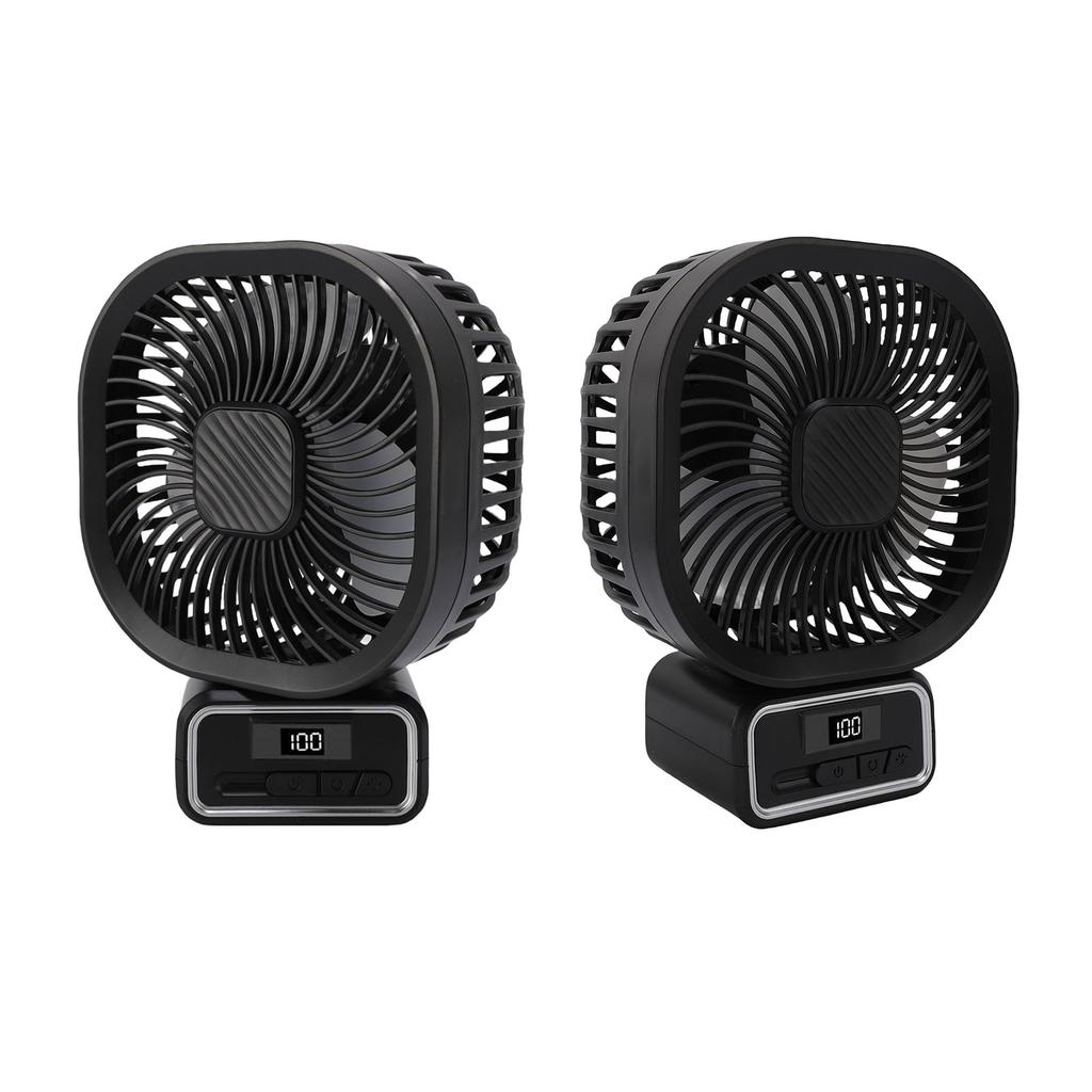 Stroller Fan 3 Wind Speeds Auto Oscillating Portable Fan with Detachable Flexible Tripod and Night Light