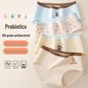 Pure Cotton Antibacterial Sports Underwear for Young Girls - Cute Cartoon Design